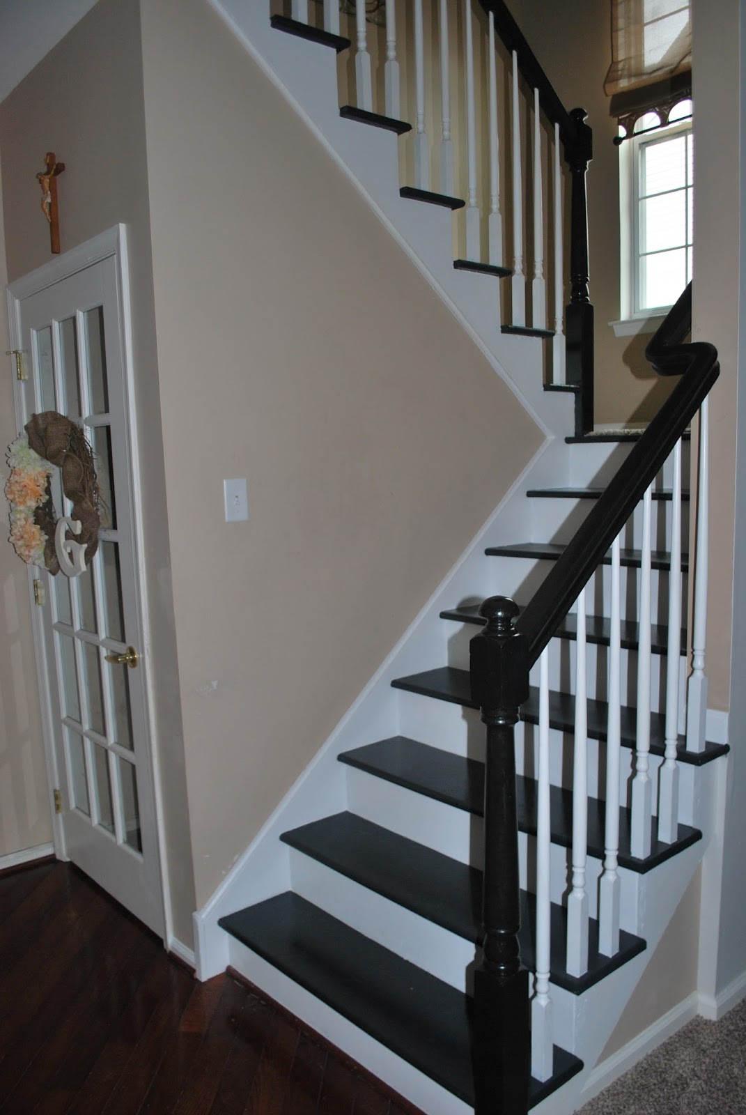Planted and Blooming Girl Staircase update
